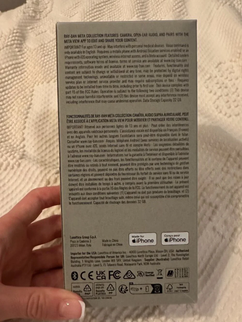 Ray Ban Meta Headliner Gen 1 Sunglasses